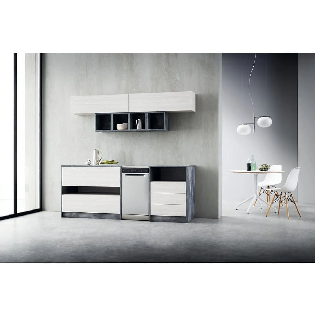 Lavavajillas Whirlpool E 3º Ban 45 cm Inox 10 Cubiertos Clase E