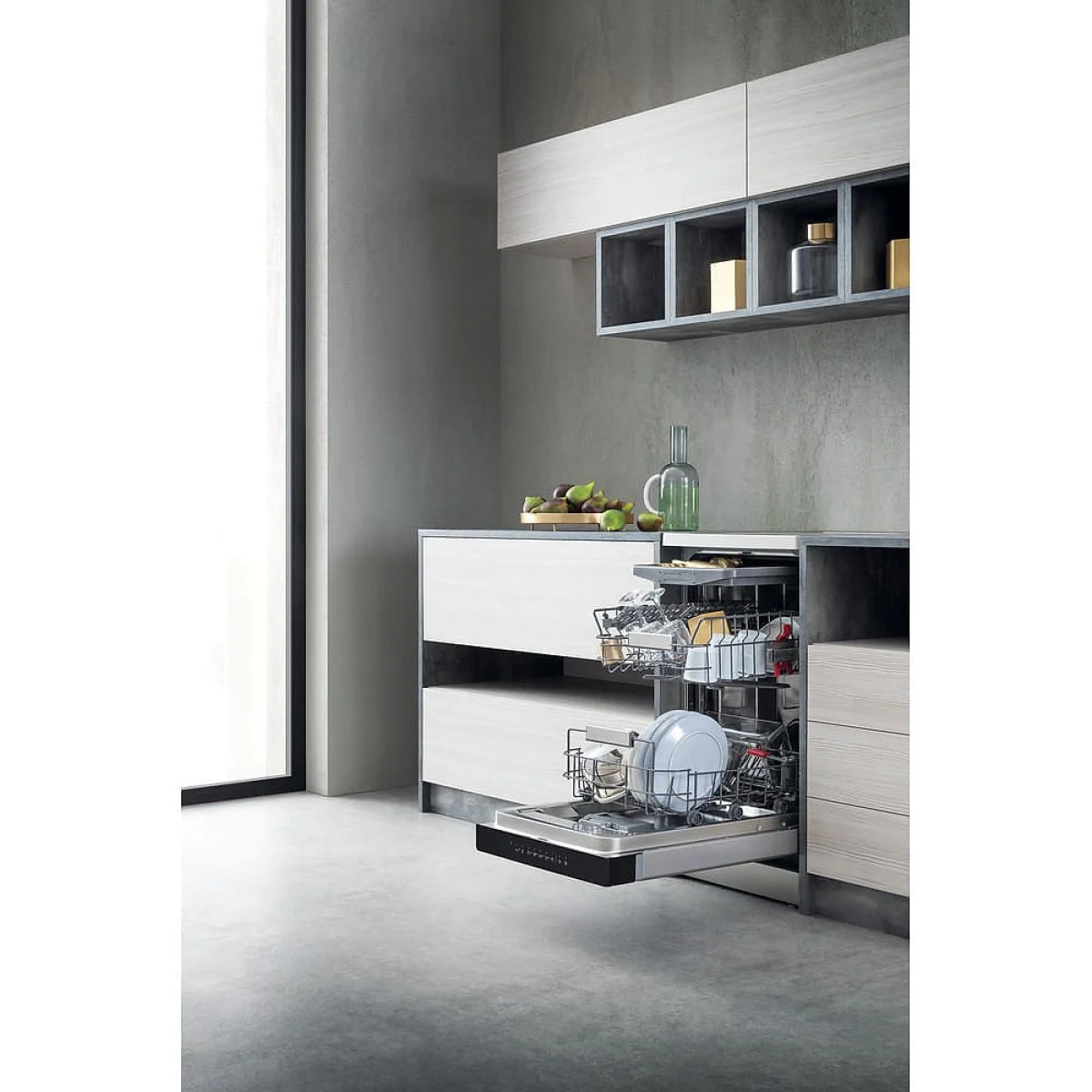 Lavavajillas Whirlpool E 3º Ban 45 cm Inox 10 Cubiertos Clase E