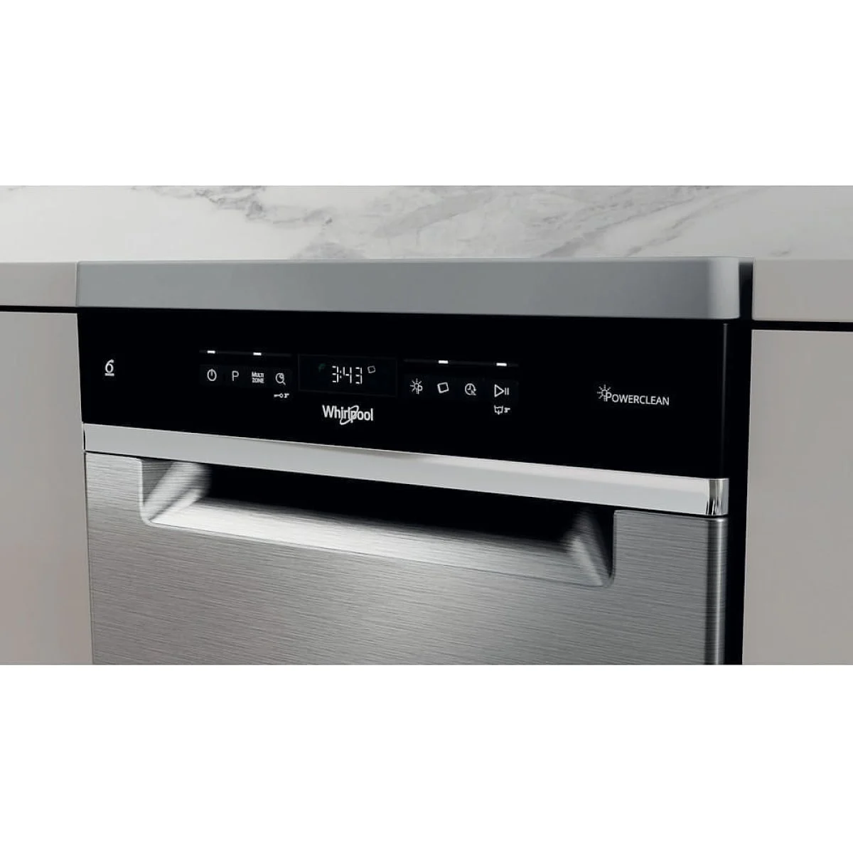 Lavavajillas Whirlpool E 3º Ban 45 cm Inox 10 Cubiertos Clase E
