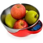 Balanza Cocina Jata HBAL1709 5 Kg Cuenco LED Rojo