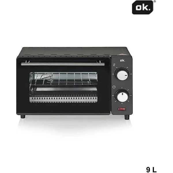Mini horno OK 9 L Negro 650 W