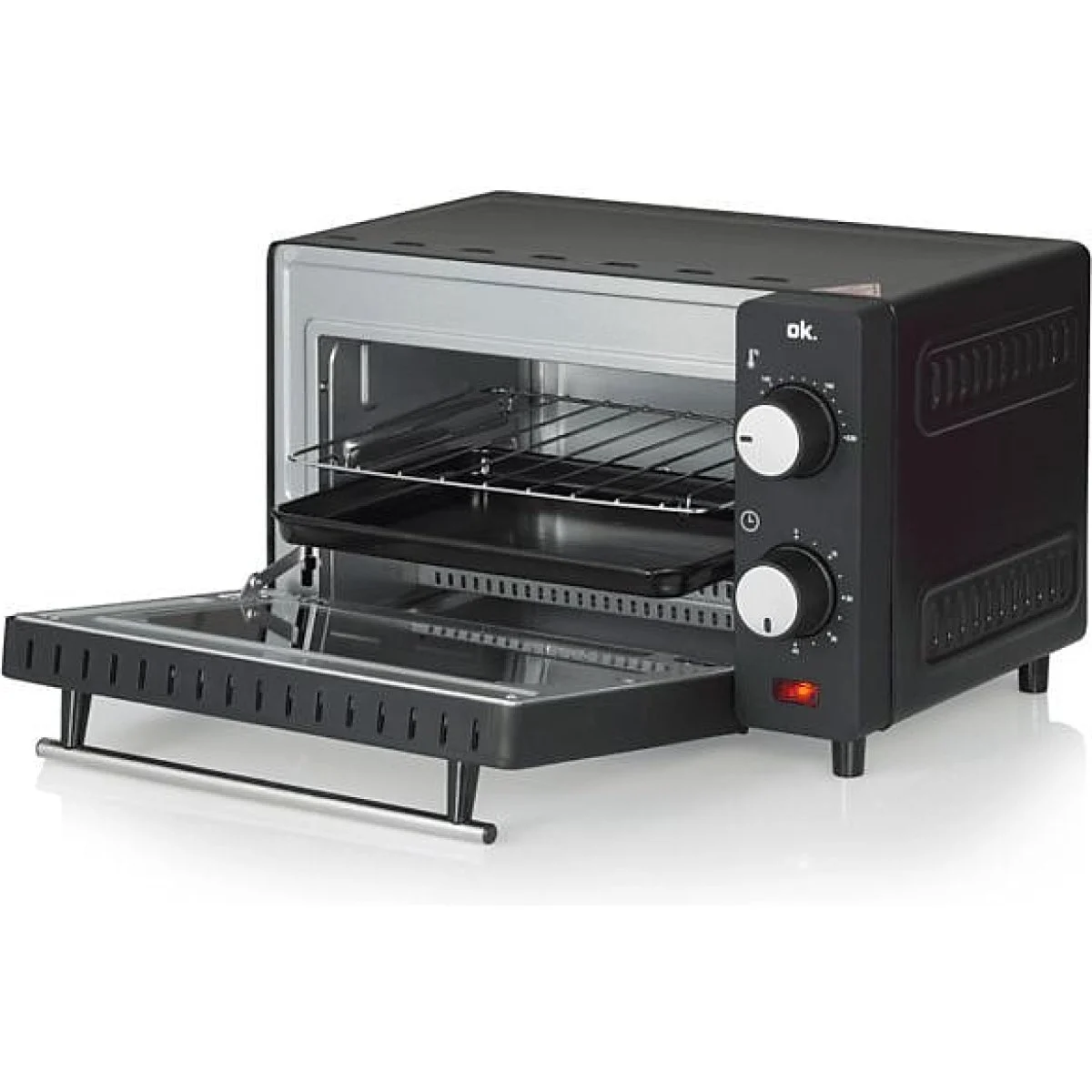Mini horno OK 9 L Negro 650 W