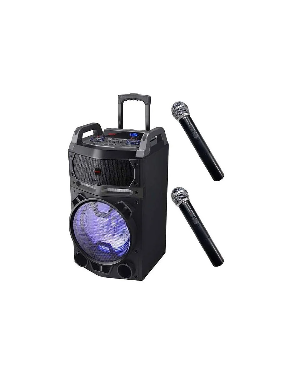 Altavoz Trolley Aiwa 80 W RMS 12"+4"+1" Portátil