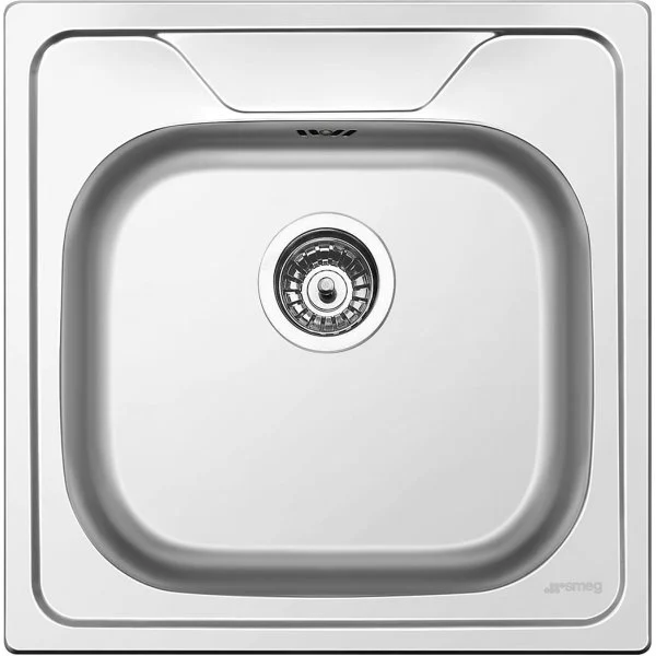 Fregadero Smeg LYP501 Cuadrado Sobreencimera Inox 40x35