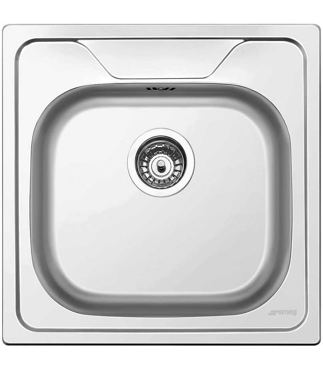 Fregadero Smeg LYP501 Cuadrado Sobreencimera Inox 40x35