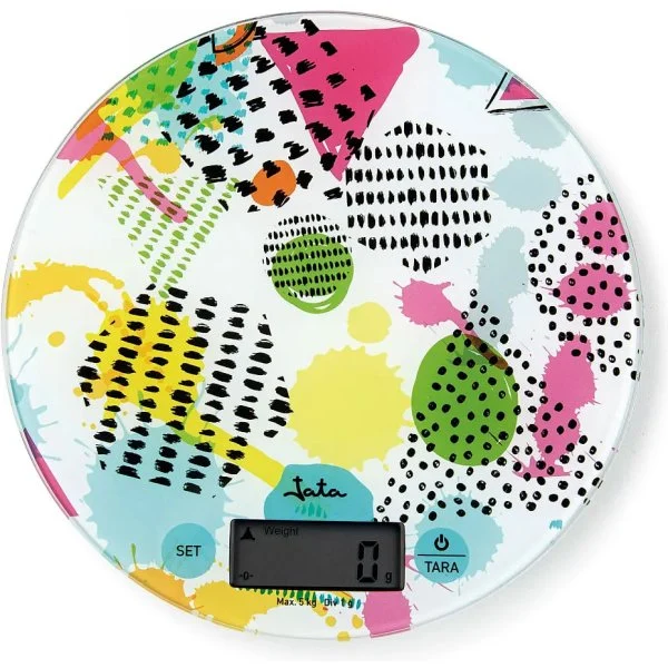 Balanza de cocina Jata HBAL7240 5 Kg Táctil LCD Colores