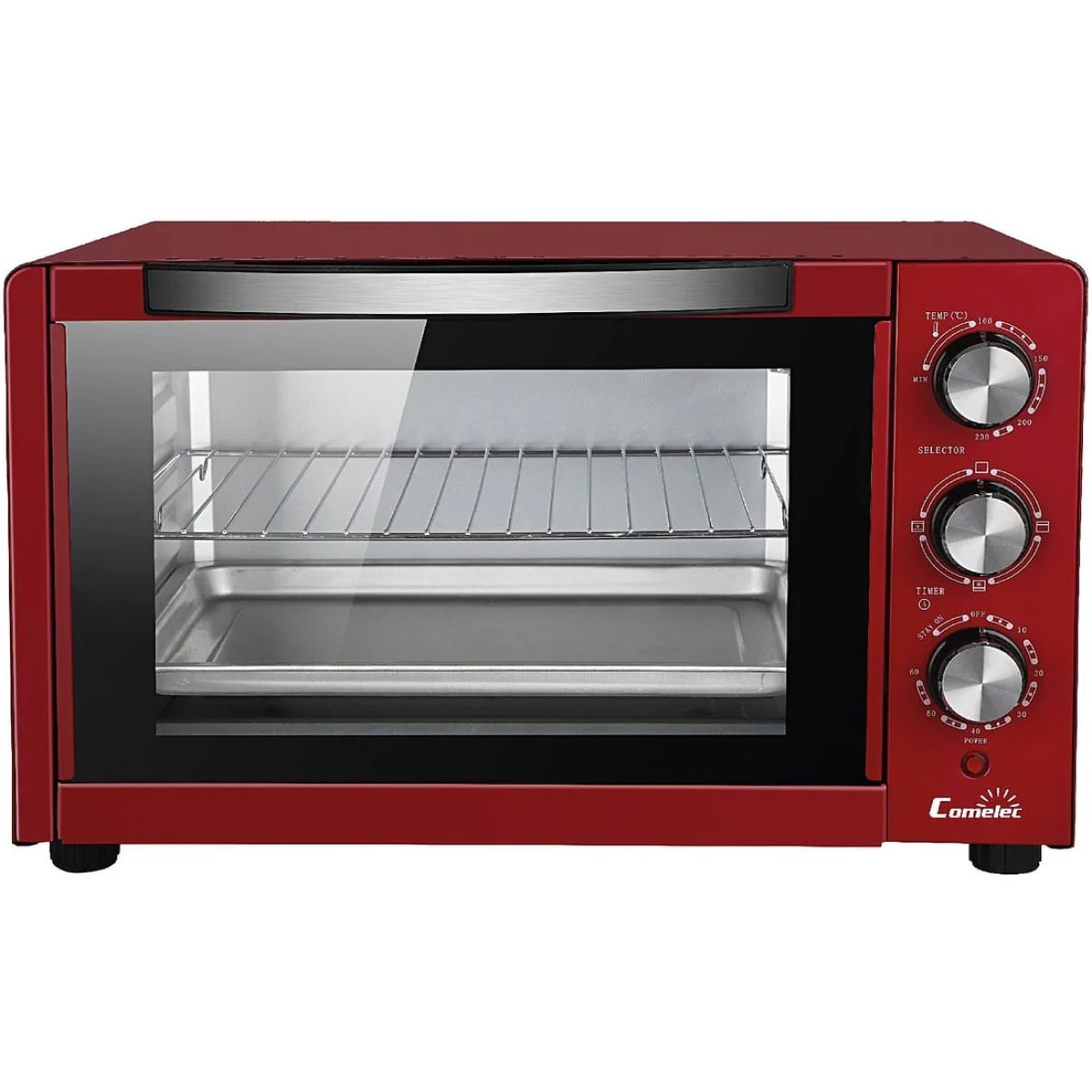 Horno sobremesa Comelec HO2809C 28 L 1600 W Rojo