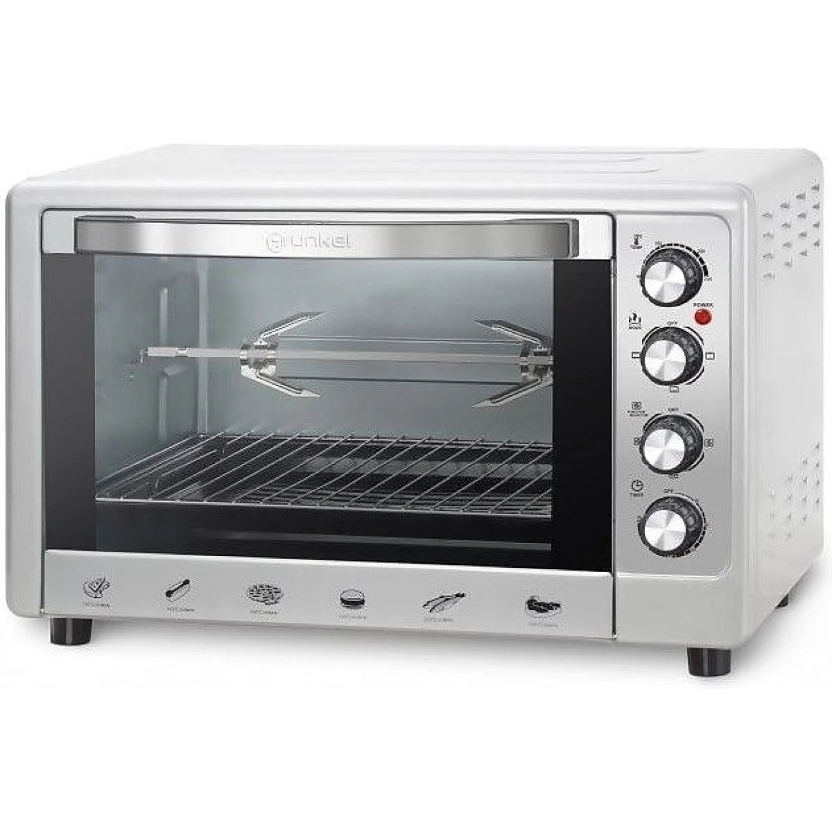 Horno eléctrico Grunkel HR-48PROMAX 48 L 2000 W Convección Plata