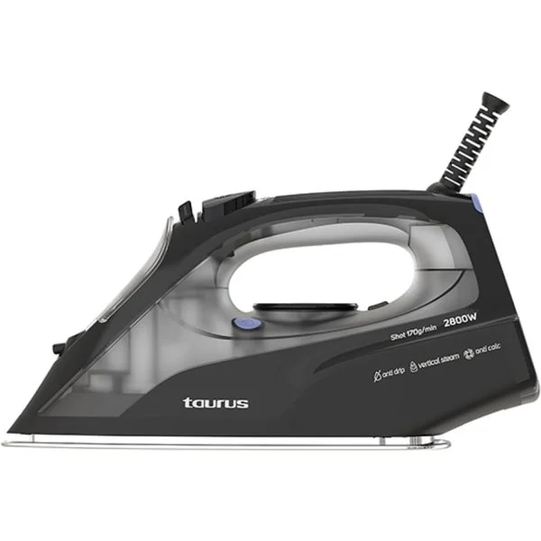 Plancha Vapor Taurus PTFSI 2800 2800W Golpe Vapor 180g/min Negra
