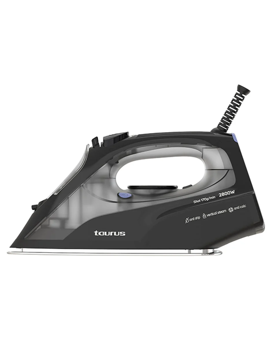 Plancha Vapor Taurus PTFSI 2800 2800W Golpe Vapor 180g/min Negra