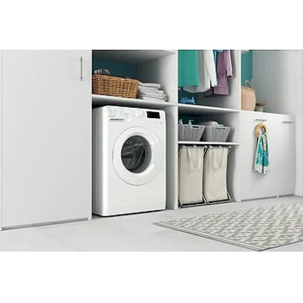 Lavadora Indesit MTWE81295W 8 Kg 1200 rpm Clase B Blanca
