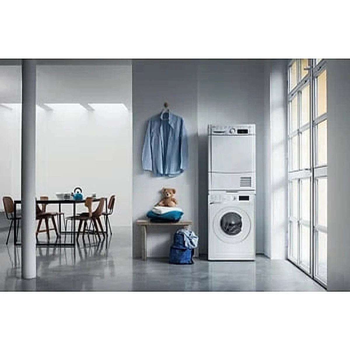Lavadora Indesit MTWE81295W 8 Kg 1200 rpm Clase B Blanca