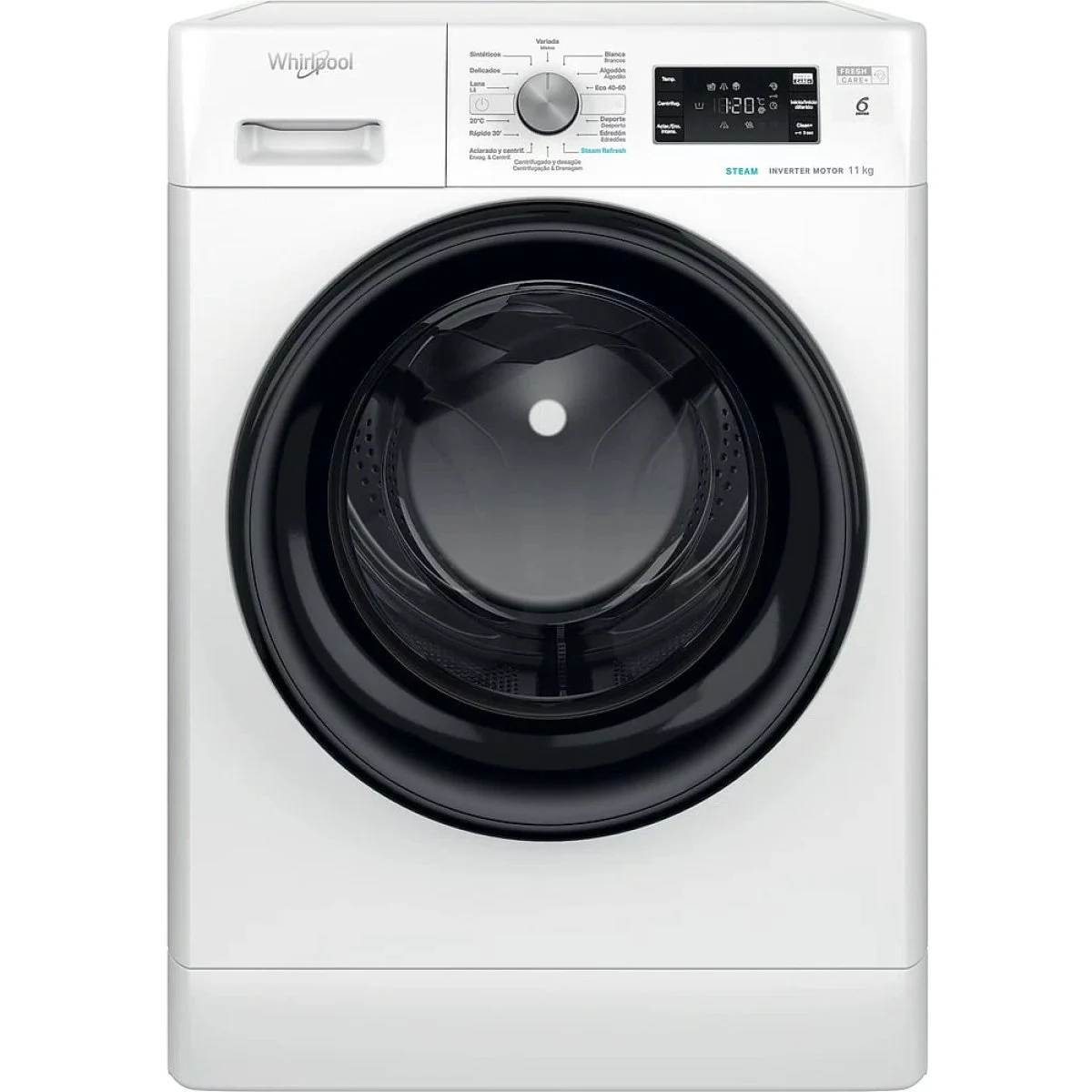 Lavadora Whirlpool FFB11469BV 11 Kg 1400 rpm Clase A Blanca