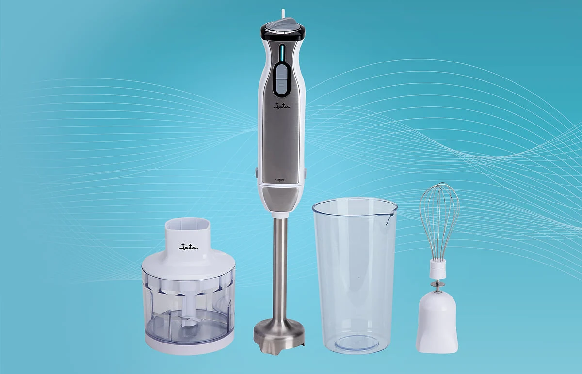 Batidora de mano Jata BT199 1000 W Inox Doble cuchilla