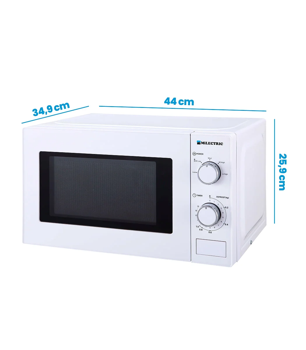 Microondas Milectric MIW-20LTB 20L 700W Blanco