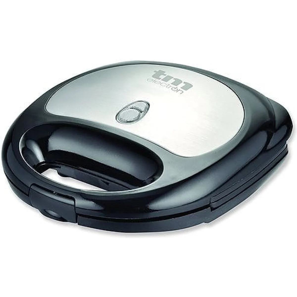 Sandwichera TM 2 Cavidades Negra/Inox