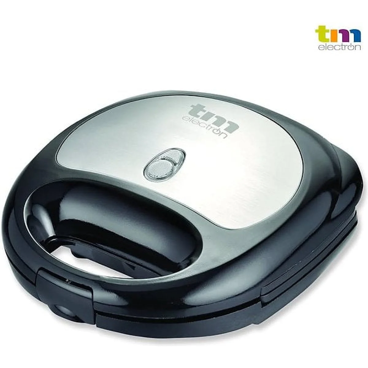 Sandwichera TM 2 Cavidades Negra/Inox