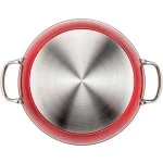 Cacerola Roja Vier 2 Asas 32 cm Aluminio Forjado