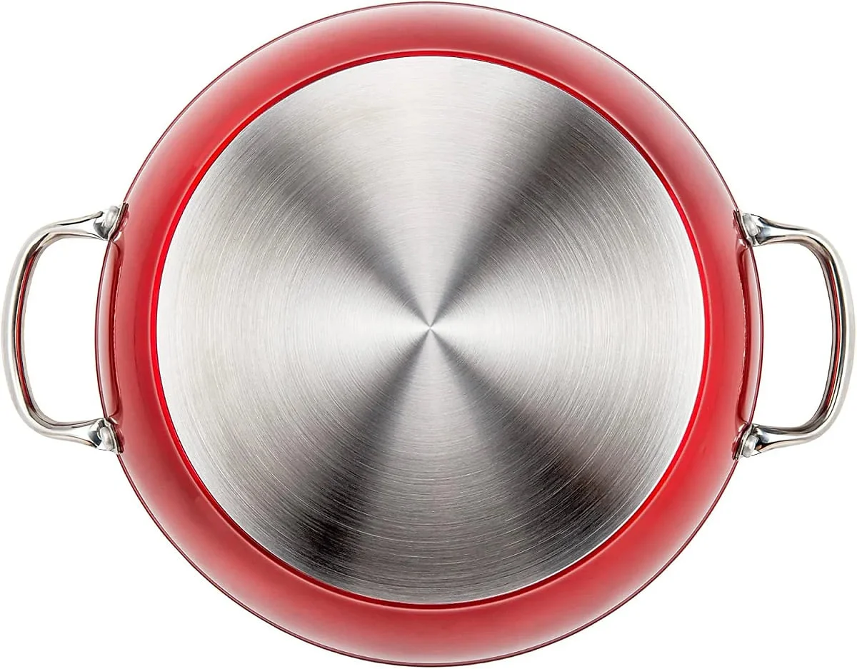 Cacerola Roja Vier 2 Asas 32 cm Aluminio Forjado