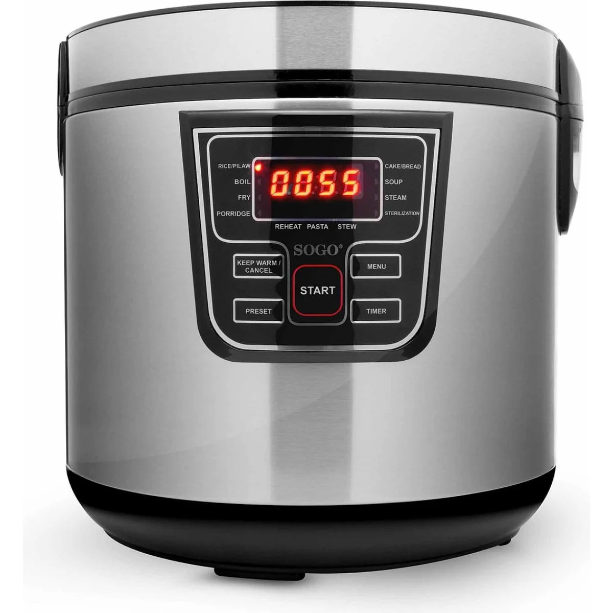 Robot de Cocina Automático Sogo 5L 860 W Acero Inox Negro