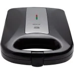 Sandwichera Sogo SS7176 4 Rebanadas 1200 W Negra