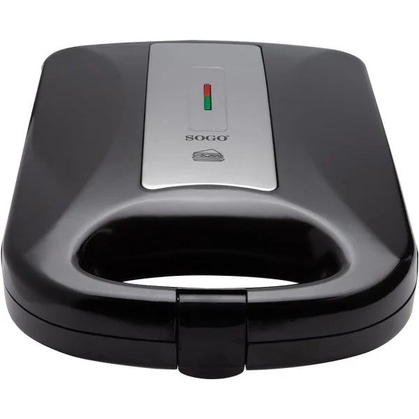 Sandwichera Sogo SS7176 4 Rebanadas 1200 W Negra