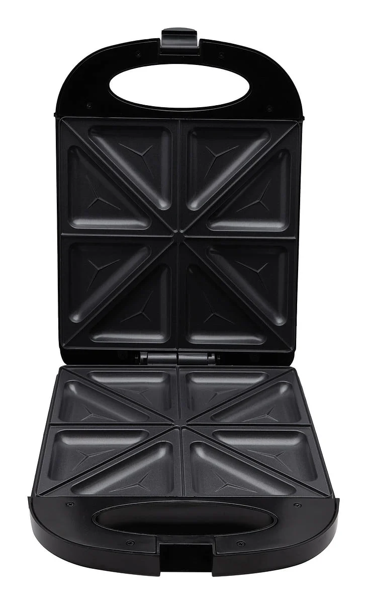 Sandwichera Sogo SS7176 4 Rebanadas 1200 W Negra