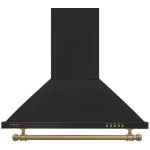 Campana rústica Infiniton CMPP-RU61 60 cm Negra Clase D 500 m3/h