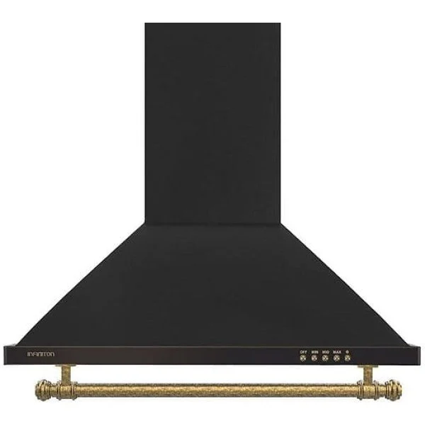 Campana rústica Infiniton CMPP-RU61 60 cm Negra Clase D 500 m3/h
