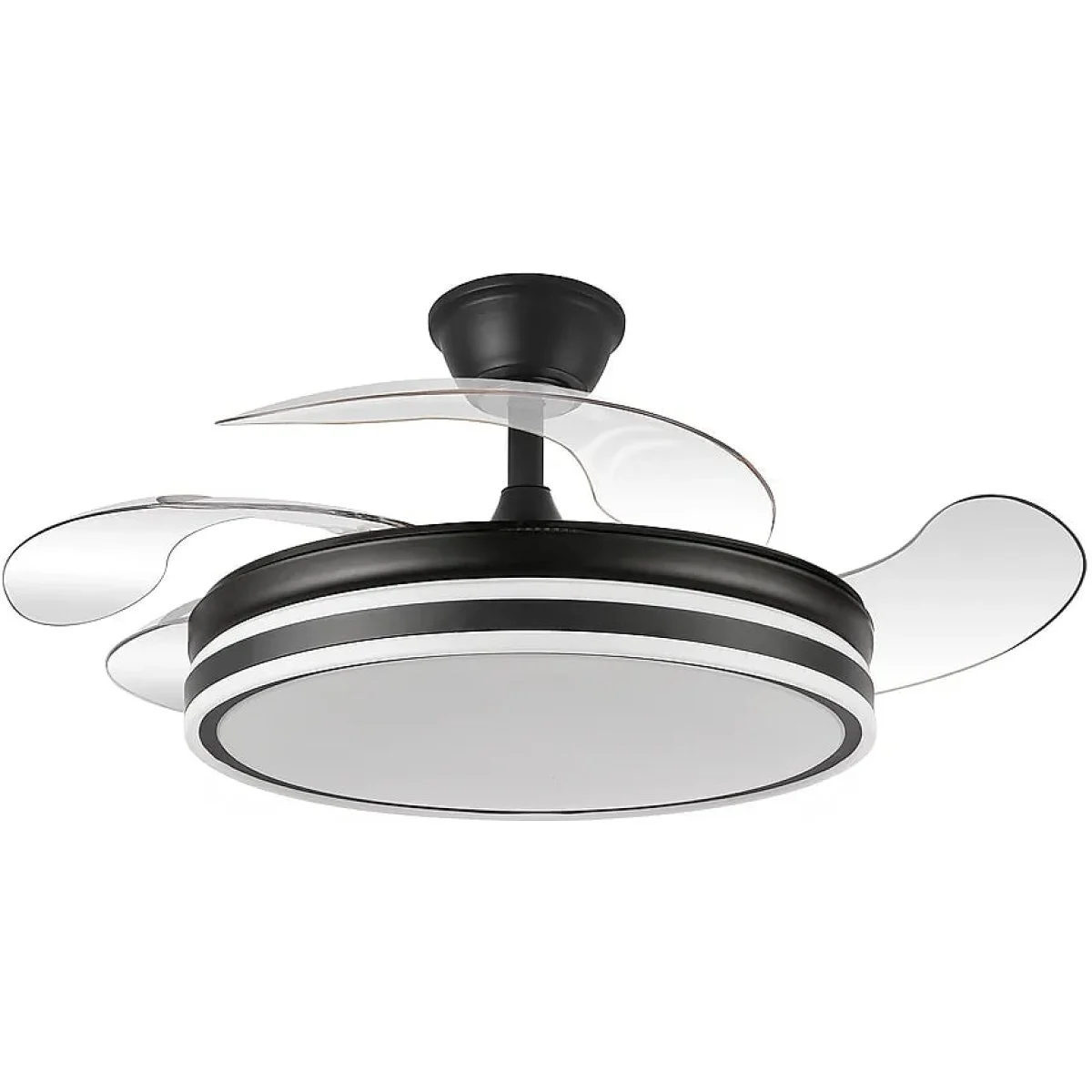 Ventilador de Techo Abrila Bayomo Negro 107 cm 59 W Luz LED