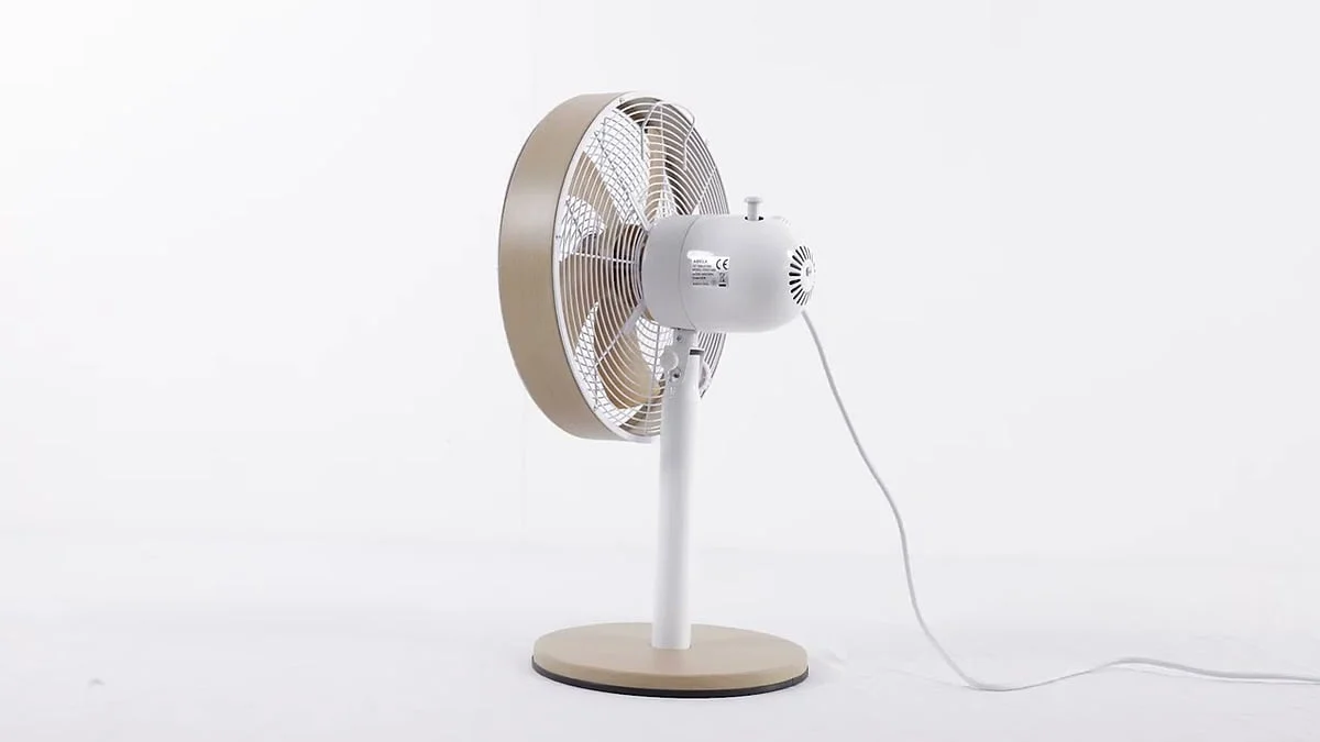 Ventilador Sobremesa Abrila AÑCAÑIZ Blanco/Haya