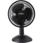 Ventilador sobremesa Abrila Pizarro Mini Negro 20 cm