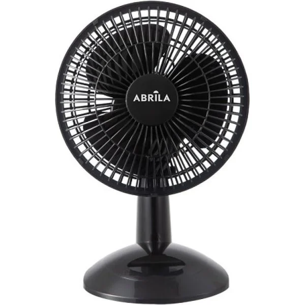 Ventilador sobremesa Abrila Pizarro Mini Negro 20 cm