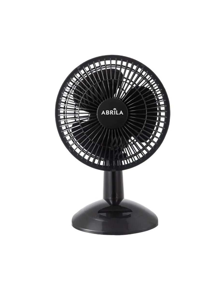 Ventilador sobremesa Abrila Pizarro Mini Negro 20 cm