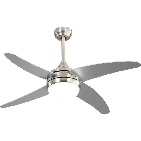 Ventilador de Techo Abrila KLOD Níquel/Plata 117 cm 4 Aspas