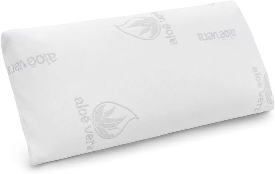 Almohada Aloe Vera Visco 150 cm 16 cm Firmeza Media Antialérgica