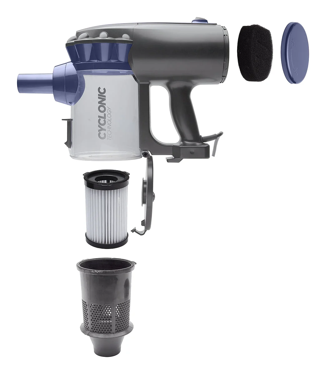 Aspirador Vertical Sogo 600W Cable Azul/Gris