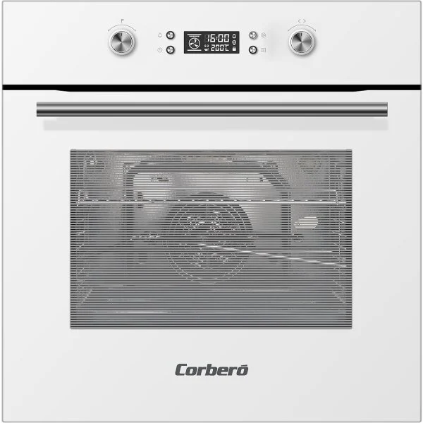 Horno Multi Pirolítico Corbero 70 L Blanco Guías