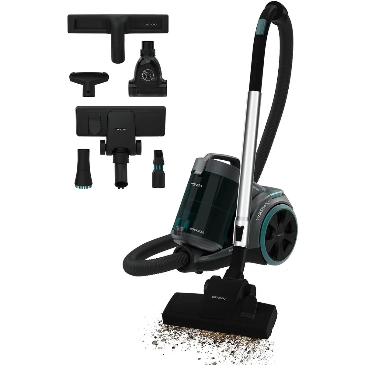 Aspirador sin bolsa Cecotec Rockstar Multicyclonic XL PowerStyle 900 W 3,3 L