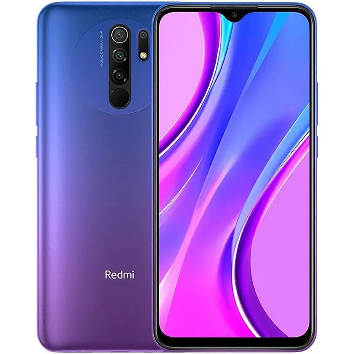 Smartphone Xiaomi Redmi 9 4GB/64GB Morado Batería 5000 mAh