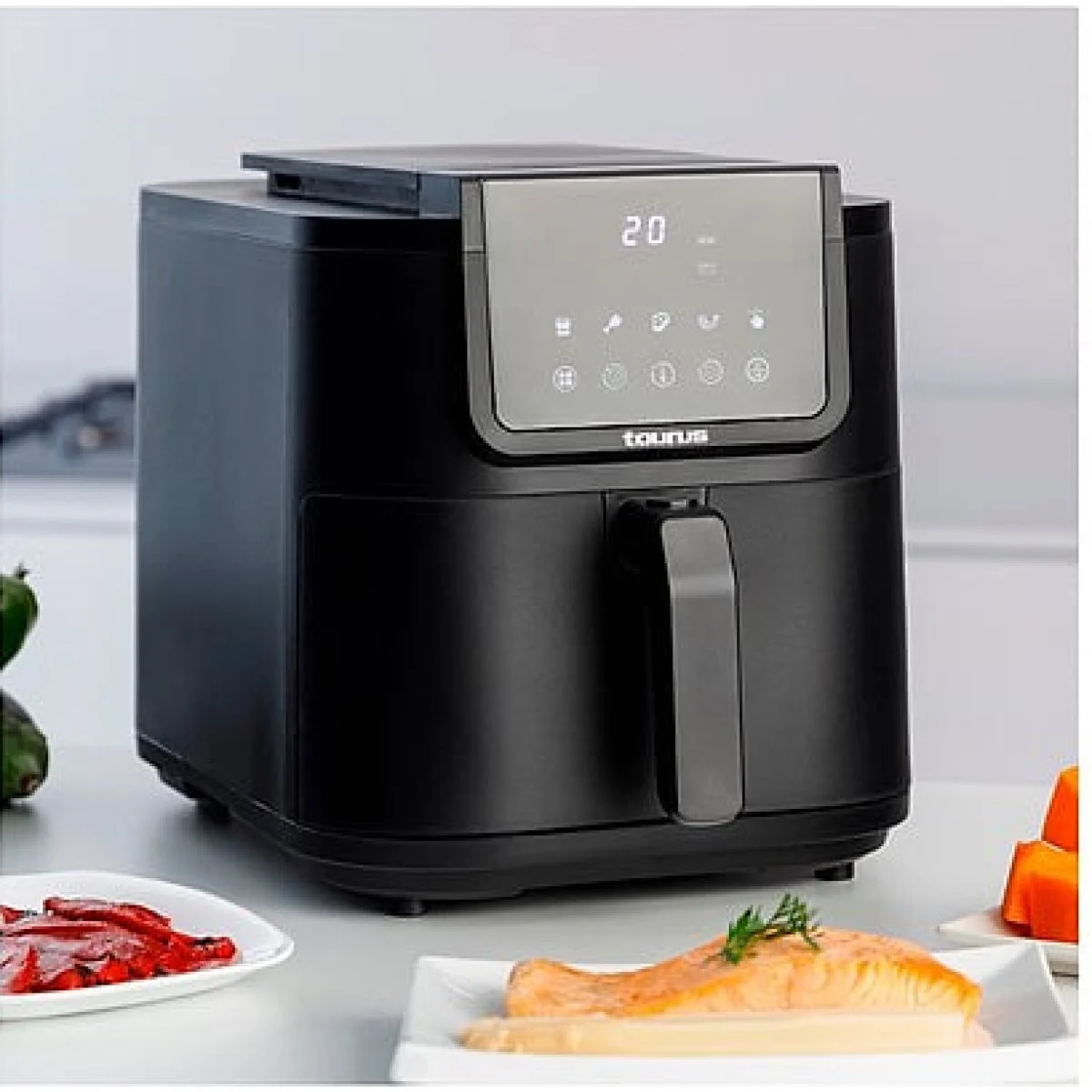 Freidora sin aceite Taurus AERO CRISP 8L Negra