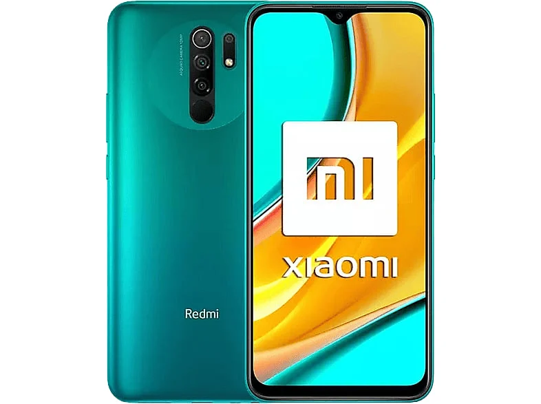 Smartphone Xiaomi Redmi 9 4GB 64GB Verde 5000 mAh Triple Cámara