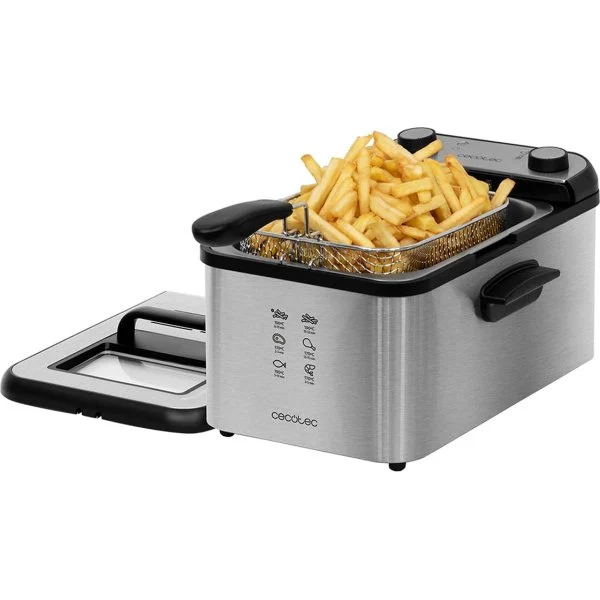 Freidora Cecotec CleanFry 3000 Full INOX 3 L 2400 W