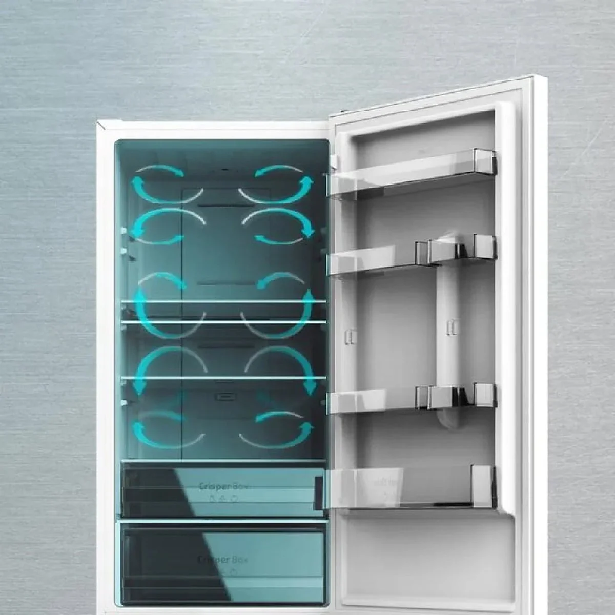 Frigorífico Cecotec 200X60 NF D Blanco Display