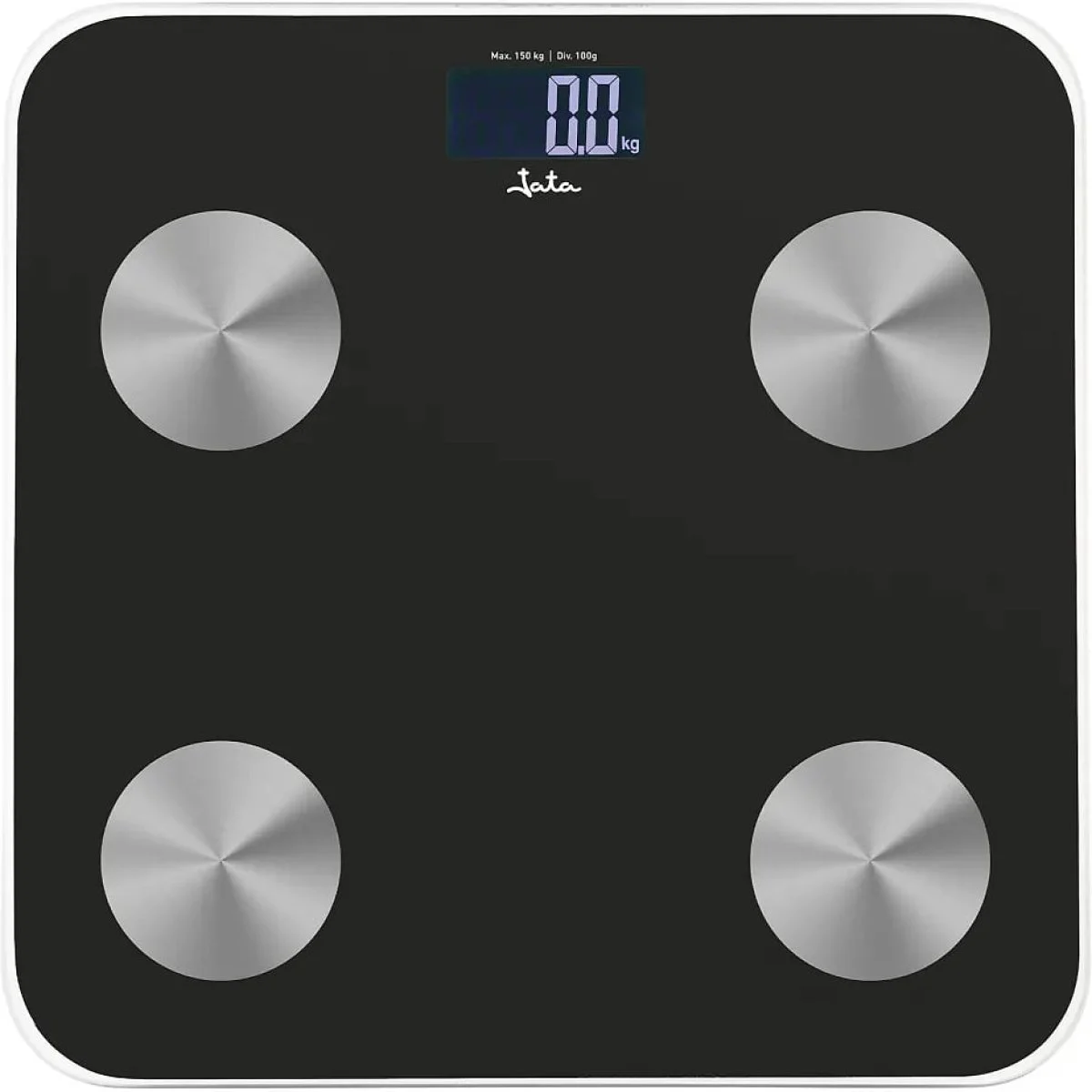 Báscula Baño Jata HBAS1155 Analizador Corporal 180 kg Alta Precisión Negra