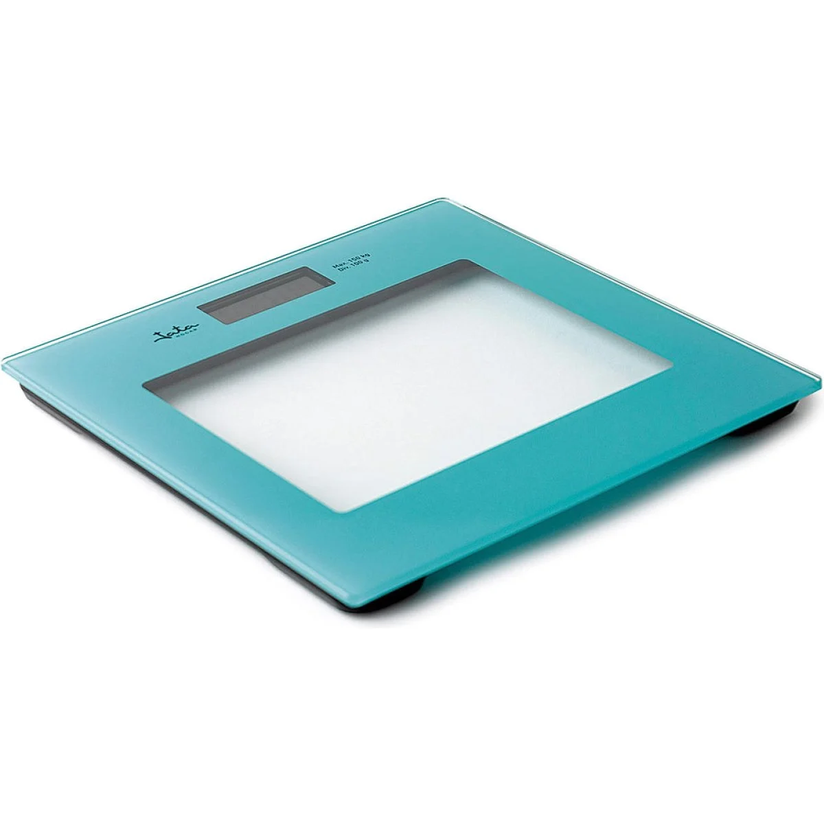 Báscula de baño Jata HBAS1290 Cristal Turquesa 150 kg Alta Precisión