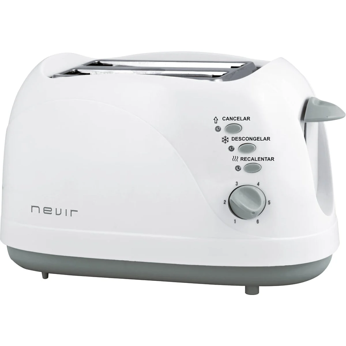 Tostador Nevir NVR-9823T 2 Ranuras 750W Blanco