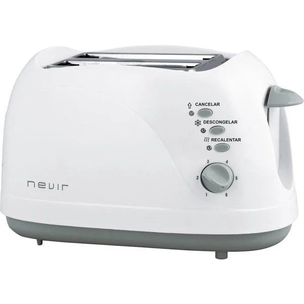 Tostador Nevir NVR-9823T 2 Ranuras 750W Blanco