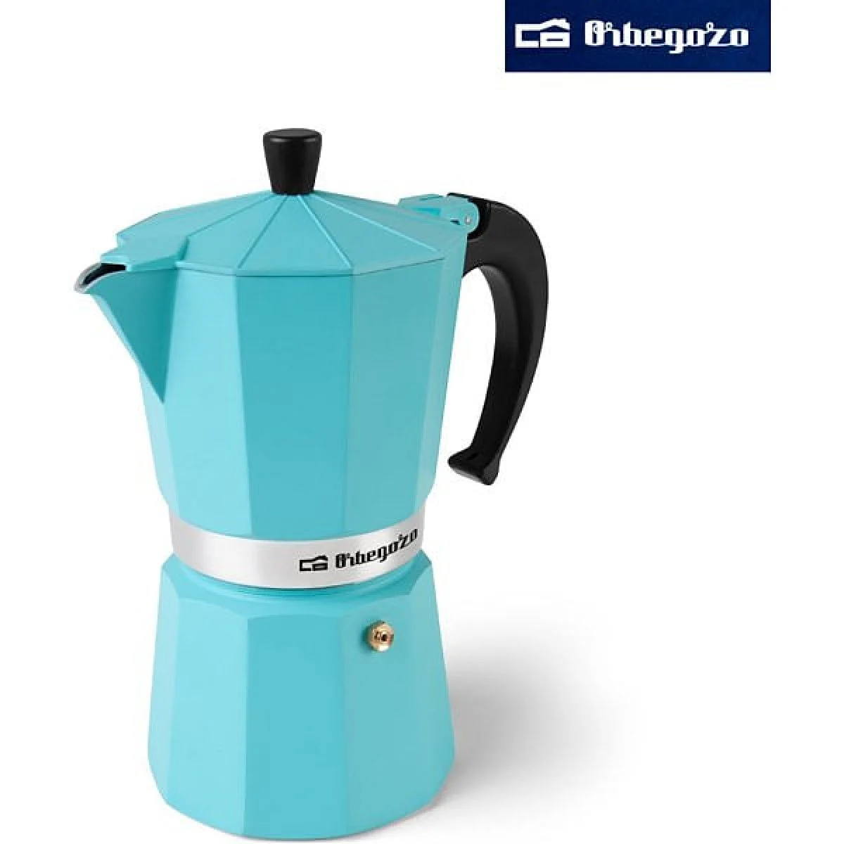 Cafetera Orbegozo KFR 1240 12 Tazas Aluminio Azul
