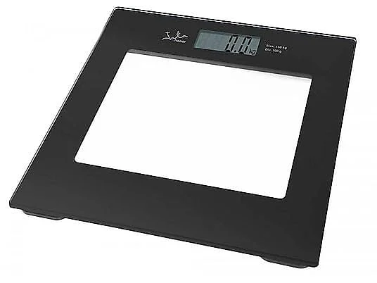 Báscula Baño Jata 290N 150 kg Cristal Negra